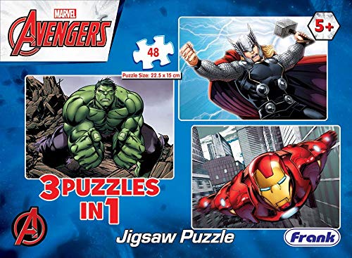 Avenger 3 Jigsaw Puzzles In 1 - 48 Pieces - Frank