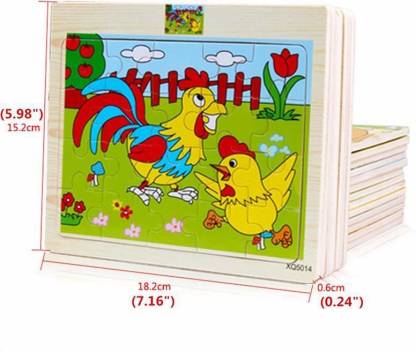 Chicken Jigsaw Puzzle - 20 Pieces - Vibgyor Vibes
