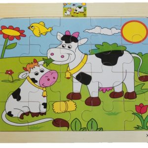 Cow Jigsaw Puzzle - 20 Pieces - Vibgyor Vibes