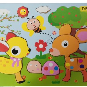 Deer In A Jungle Jigsaw Puzzle