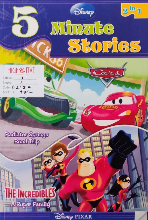 Disney 5 Minute Stories Cars _ The Incredibles