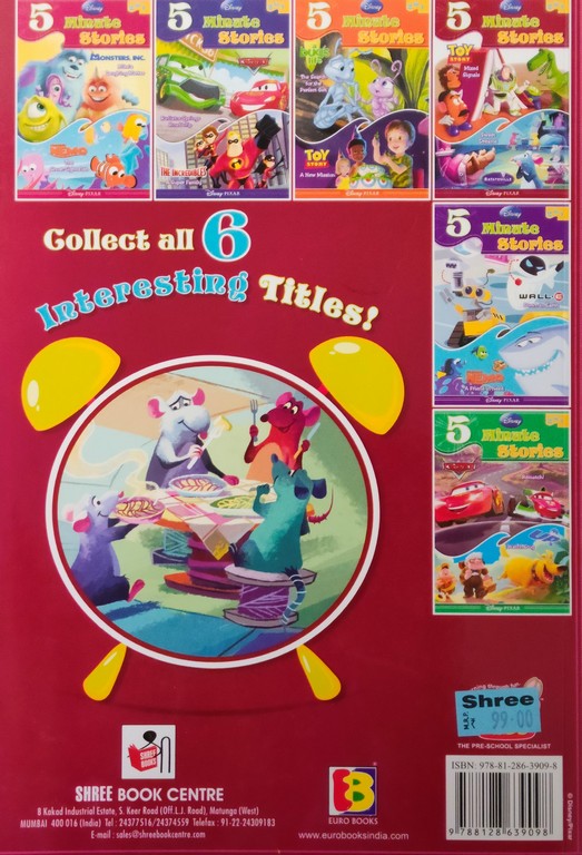 Disney 5 Minute Stories Toy Story - Ratatouille