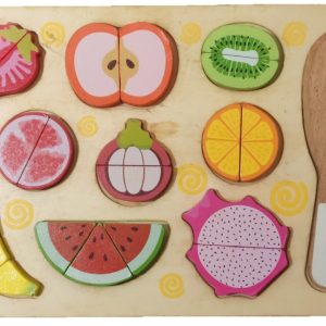 Fruit cutter wooden Chunky