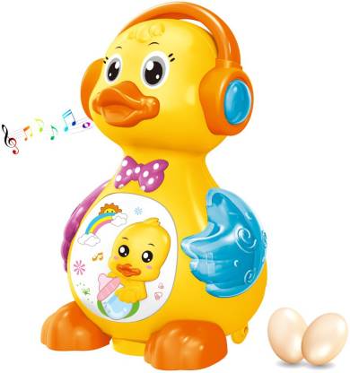 Funny Duck Laying Eggs Musical Miss & Chief