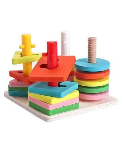 Geo Cavity Wooden Shape Sorter