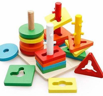 Geo Cavity Wooden Shape Sorter