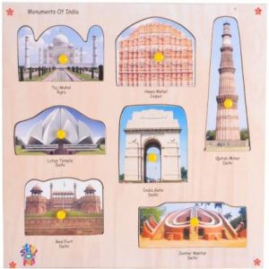 Monuments of India Identification Tray Skillofun