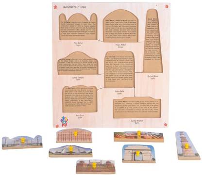 Monuments of India Identification Tray Skillofun