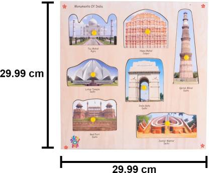 Monuments of India Identification Tray Skillofun