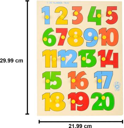 Numbers Identification Tray Skillofun