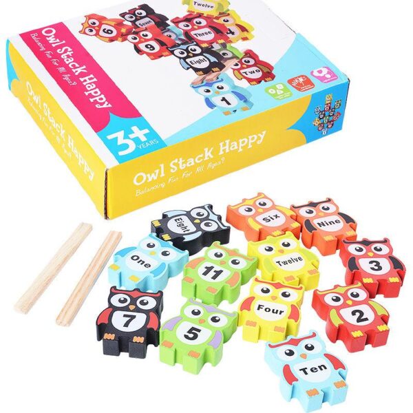 Owl Stack Happy Blocks
