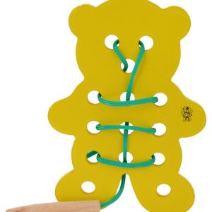 Sewing Toy Teddy Bear Lacing Skillofun