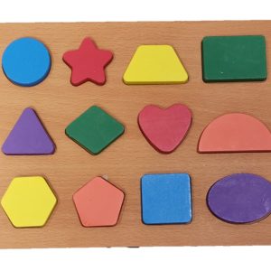 Shapes Chunky Identification Tray