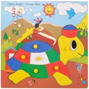 Tortoise With Cap Jigsaw Puzzle Standard Skillofun