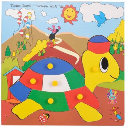 Tortoise With Cap Jigsaw Puzzle Standard Skillofun