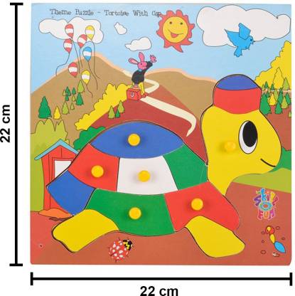 Tortoise With Cap Jigsaw Puzzle Standard Skillofun