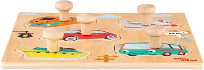 Vehicles Knob Puzzle Identification tray Eduedge