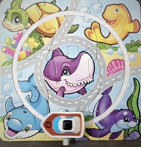 Water Creatures Jigsaw Puzzle With Car