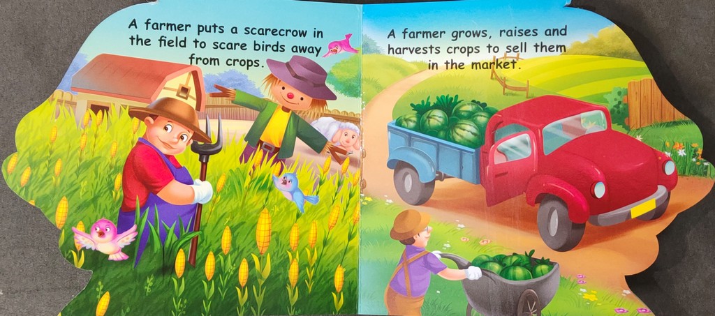 Who am I Farmer Board Book