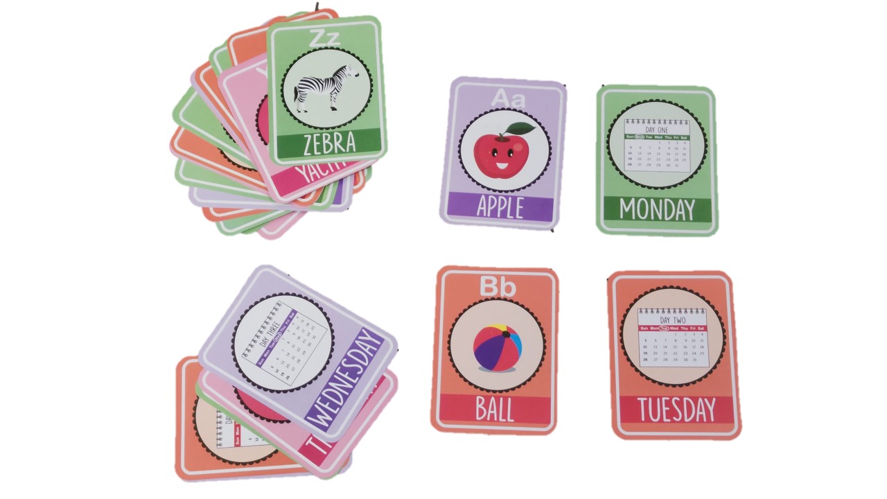 SYGA English Advance FlashCards - action, fruits, sea creatures, farm