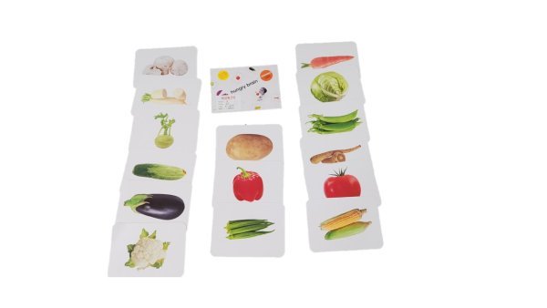 mini flash cards - vegetables