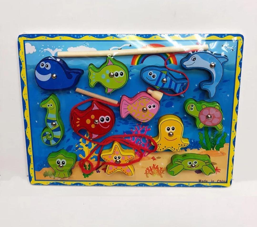 Fishing Magnetic Puzzle Lacing 3 In 1