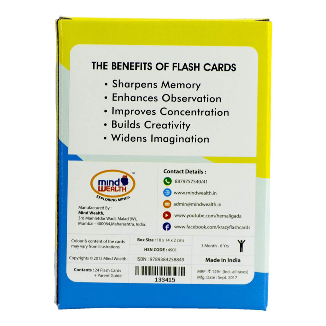 Domestic Animals - Mini Flash Cards - Krazy
