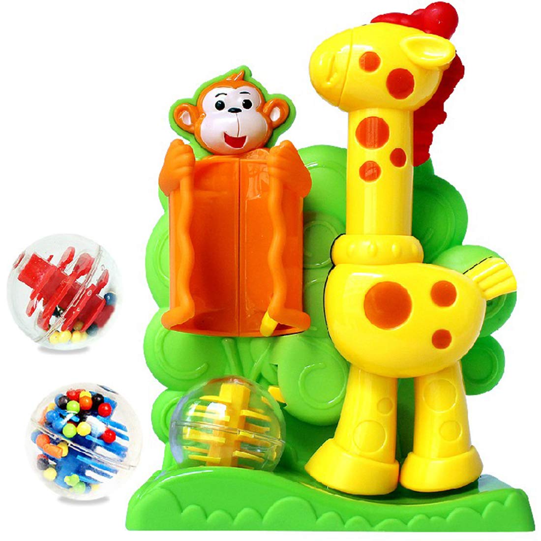 Giraffe Kick a Ball