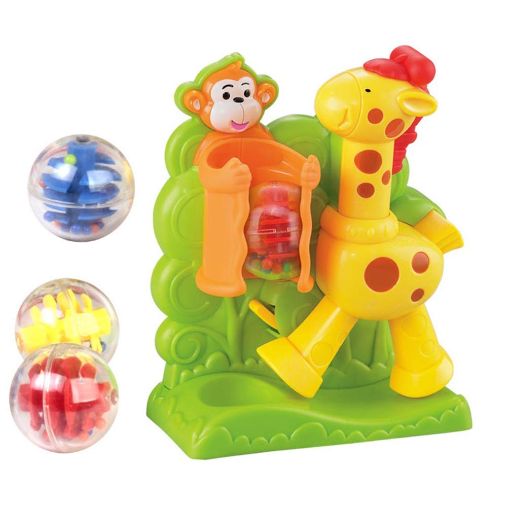 Giraffe Kick a Ball