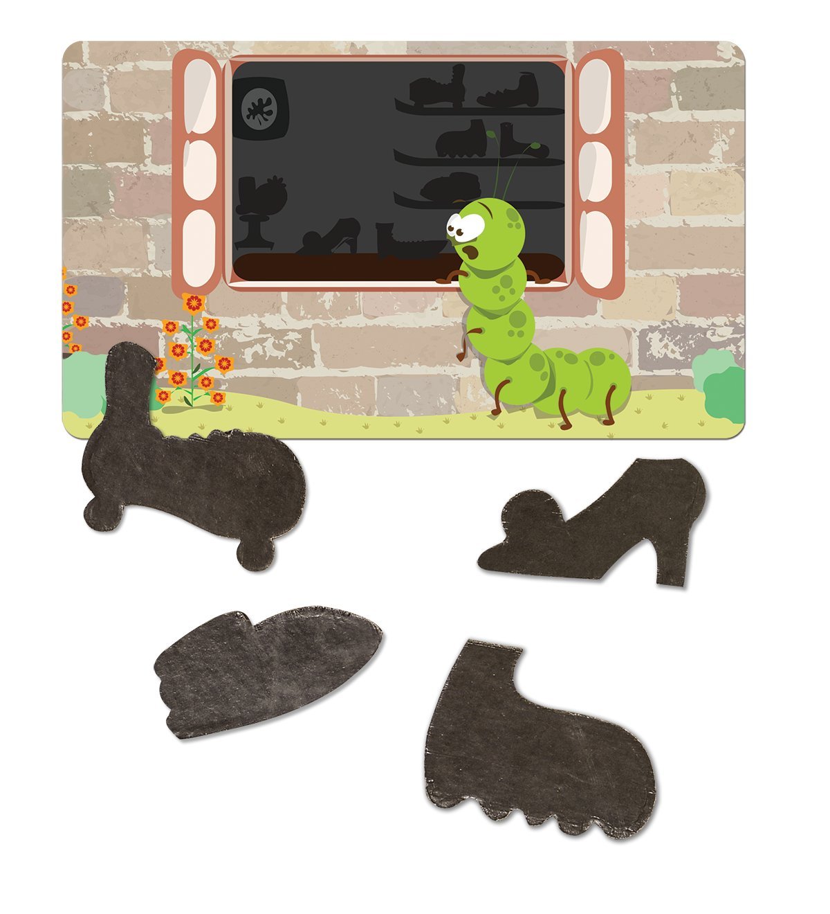 Cater Pillar Clutter Chalk and Chuckles