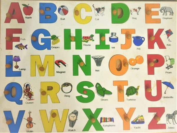 Identification Tray Alphabets