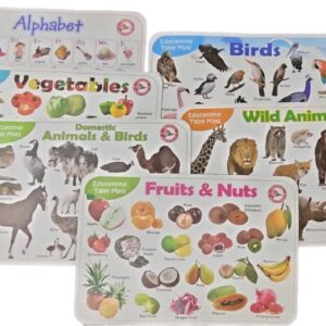 Mats 1 Alphabets Fruits Wild Animals Birds Domestic Animals Vegetables