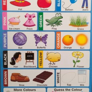 My Preschool Educational Chart Colours