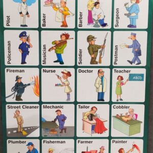 My Preschool Educational Chart People At Work