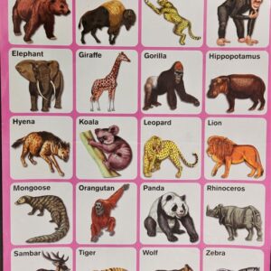My Preschool Educational Chart Wild Animals