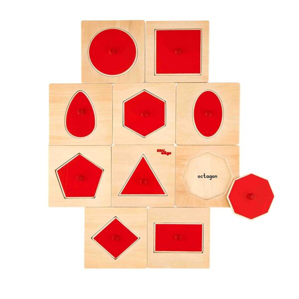 Ten Shapes Puzzle Identification Tray Eduedge
