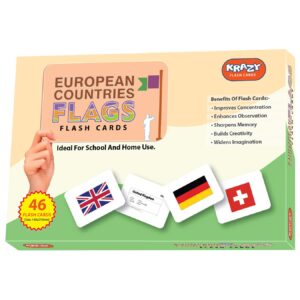 european countries flags flashcards
