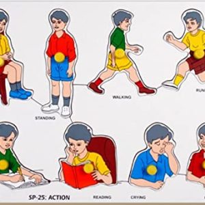 Action Identification Tray Little Genius