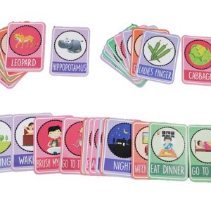 Daily Routine, Vegetables, Zoo Flashcards