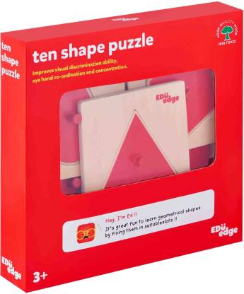 Ten Shapes Puzzle Identification Tray Eduedge