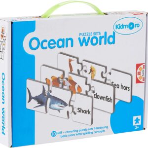 Ocean World 3 piece puzzle set