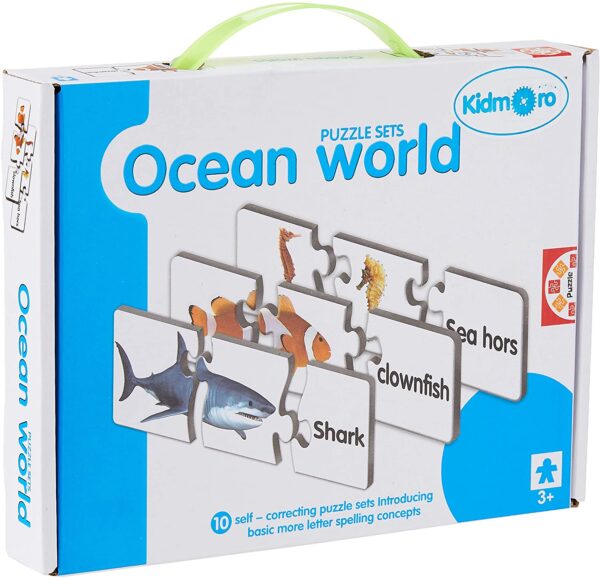 Ocean World 3 piece puzzle set