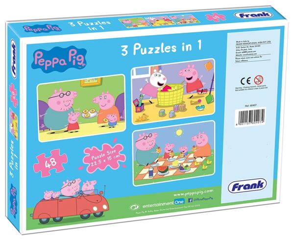 Peppa Pig Jigsaw Puzzle 3 in 1