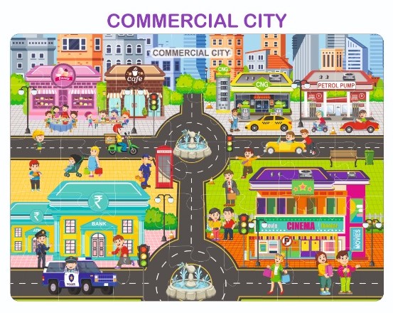 Commercial City jigsaw puzzle
