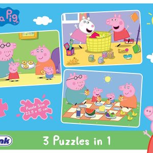 Peppa Pig Jigsaw Puzzle 3 in 1