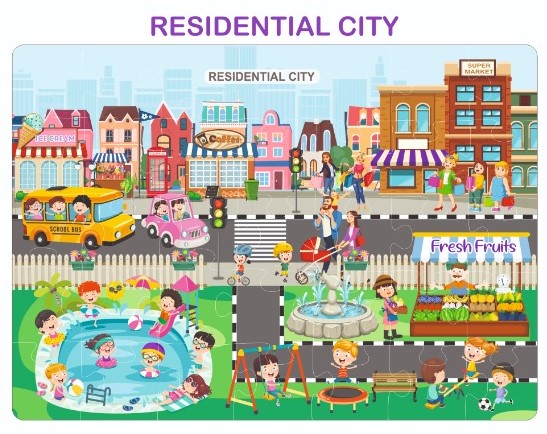 Residential City jigsaw puzzle