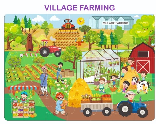 Village Farming jigsaw puzzle