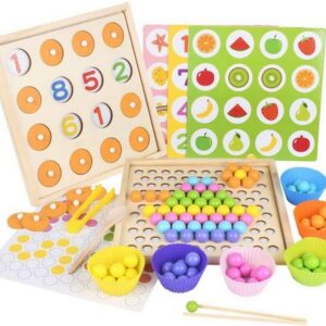 Clip Beads and Memory Game Game