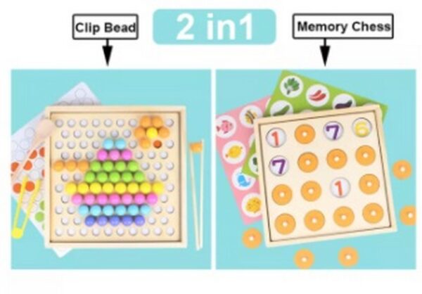 Clip Beads and Memory Game