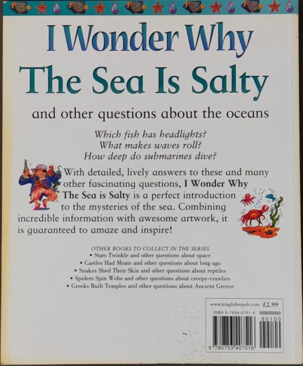 I Wonder Why The Sea Is Salty and other questions about the ocean